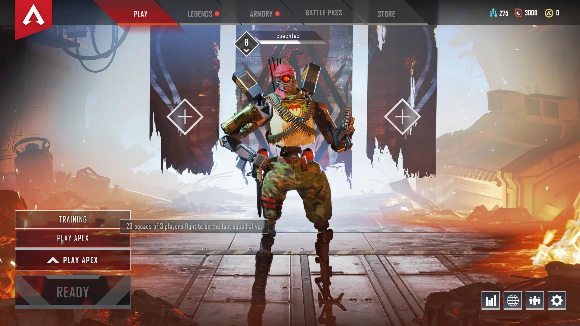 Apex Legends - Main Menu UI by Taylor ...