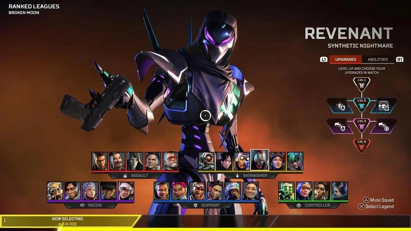 Squad composition in ranked lobby