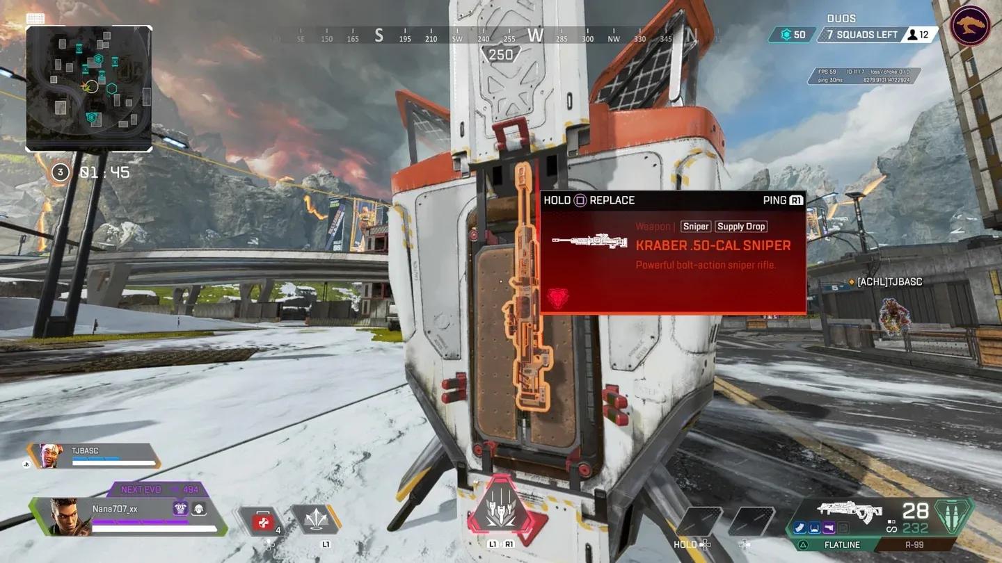 Two-weapon loadout with attachments