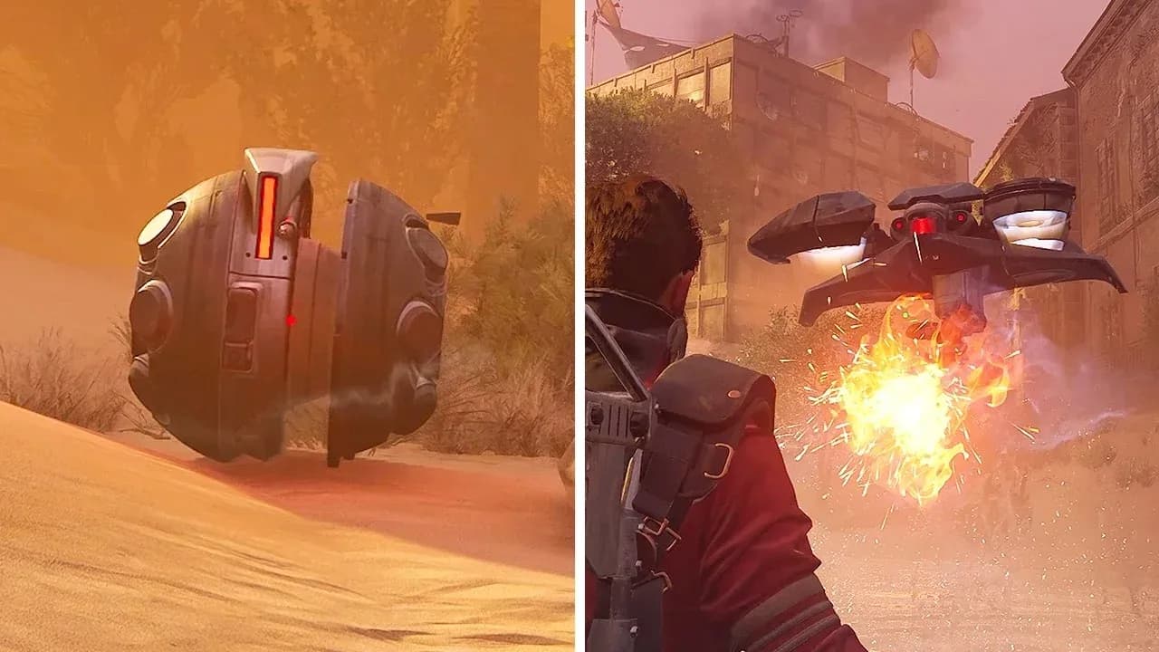 Firefly and Comet ARC enemies