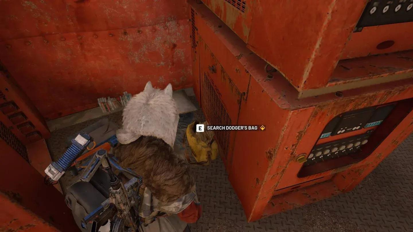 Dodger's Cache dans le tunnel
