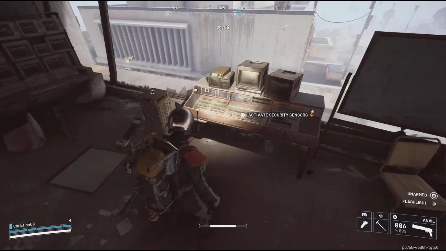 Guard Tower sensor console