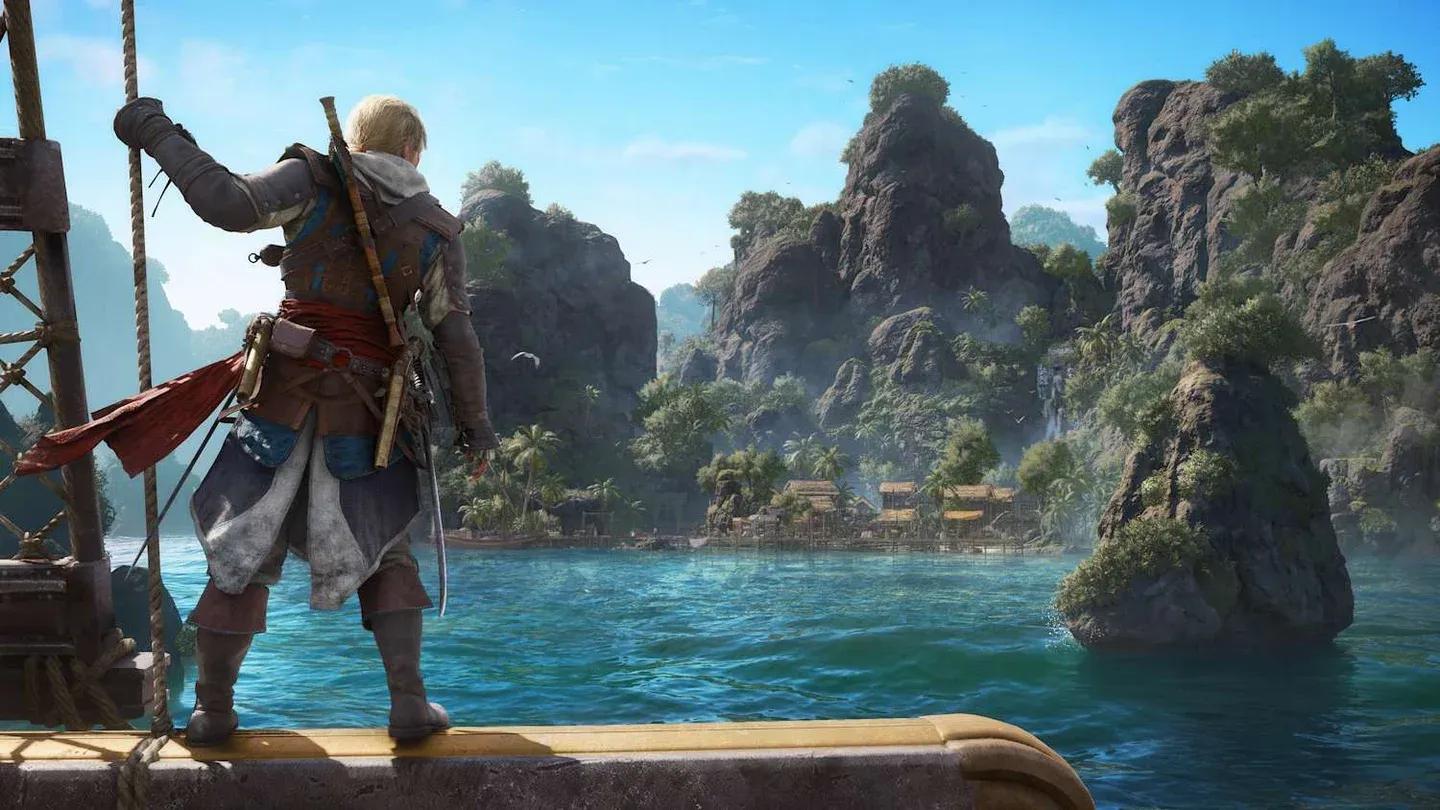 Edward Kenway on the high seas