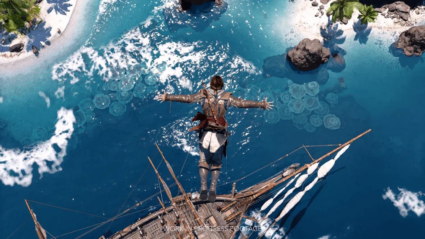 Open-world Caribbean map