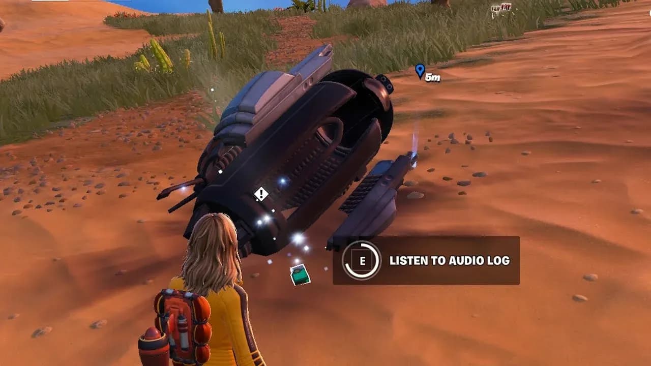 Find the audio log map spots