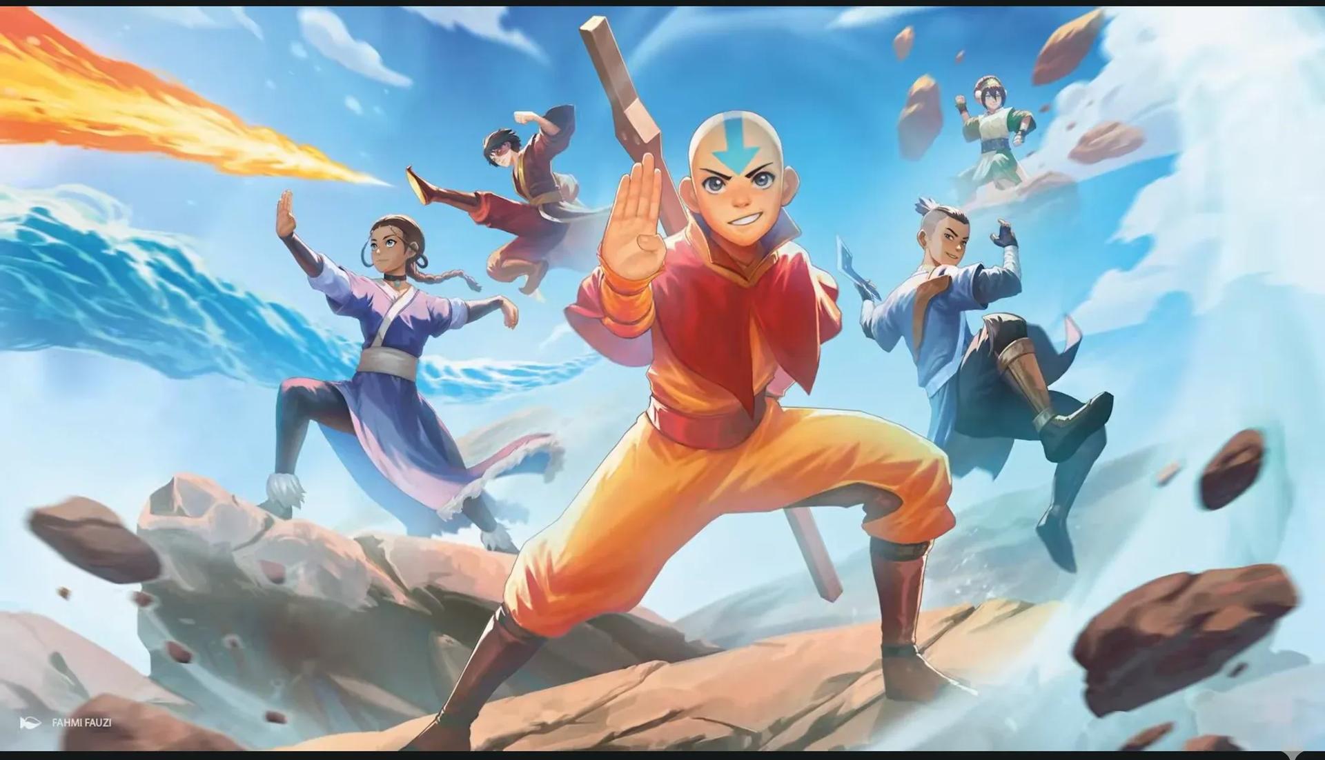 Avatar: The Last Airbender - Artwork from preview panel : r/magicTCG