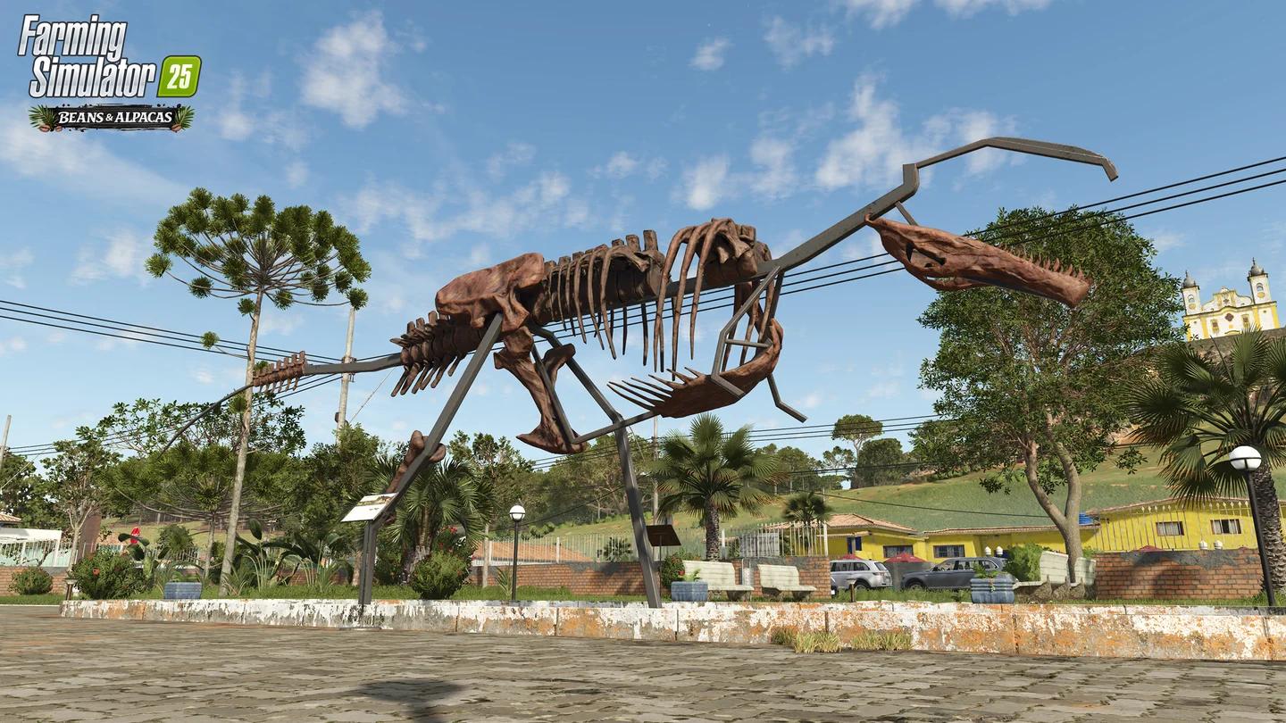 Farming Simulator 25 Dinosaurierknochen-Sammlung Museumsausstellung