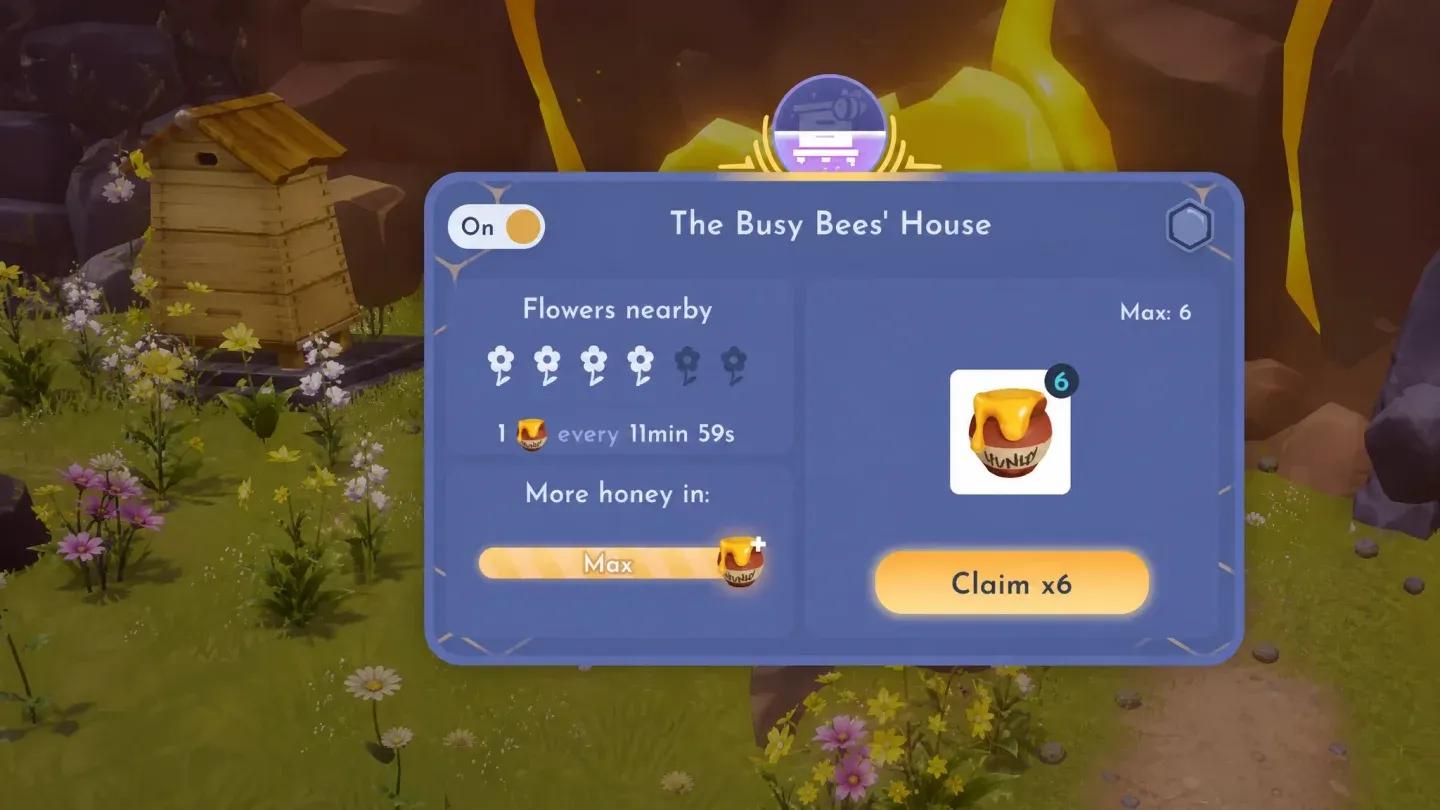 Bee house pollination counter