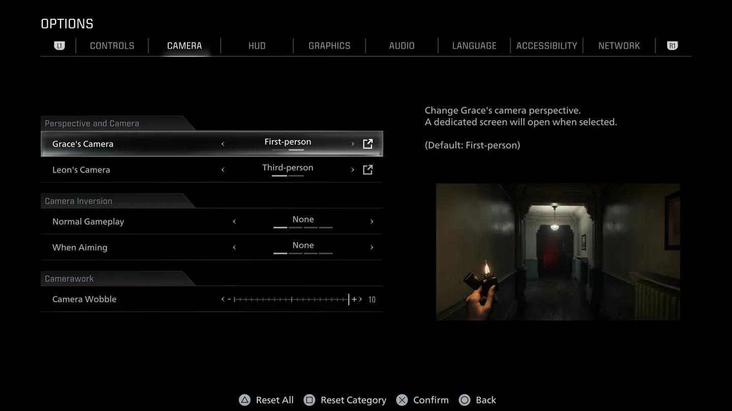 Perspective options in Requiem