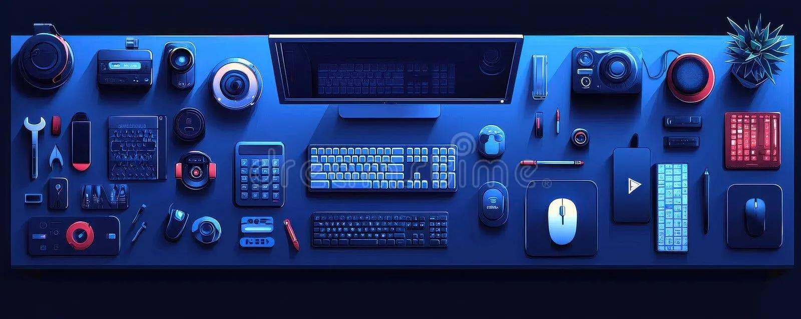 Various Electronic Gadgets Accessories ...