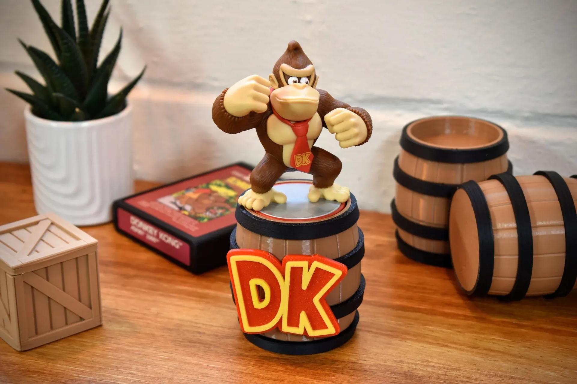 Donkey Kong Inspired Amiibo Display Stand - 3D Printed - Etsy