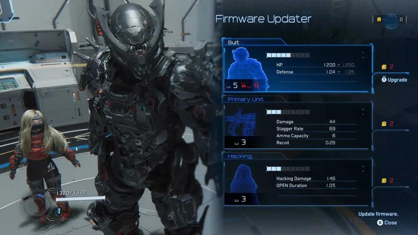 Mod Slot and Thrusters upgrades