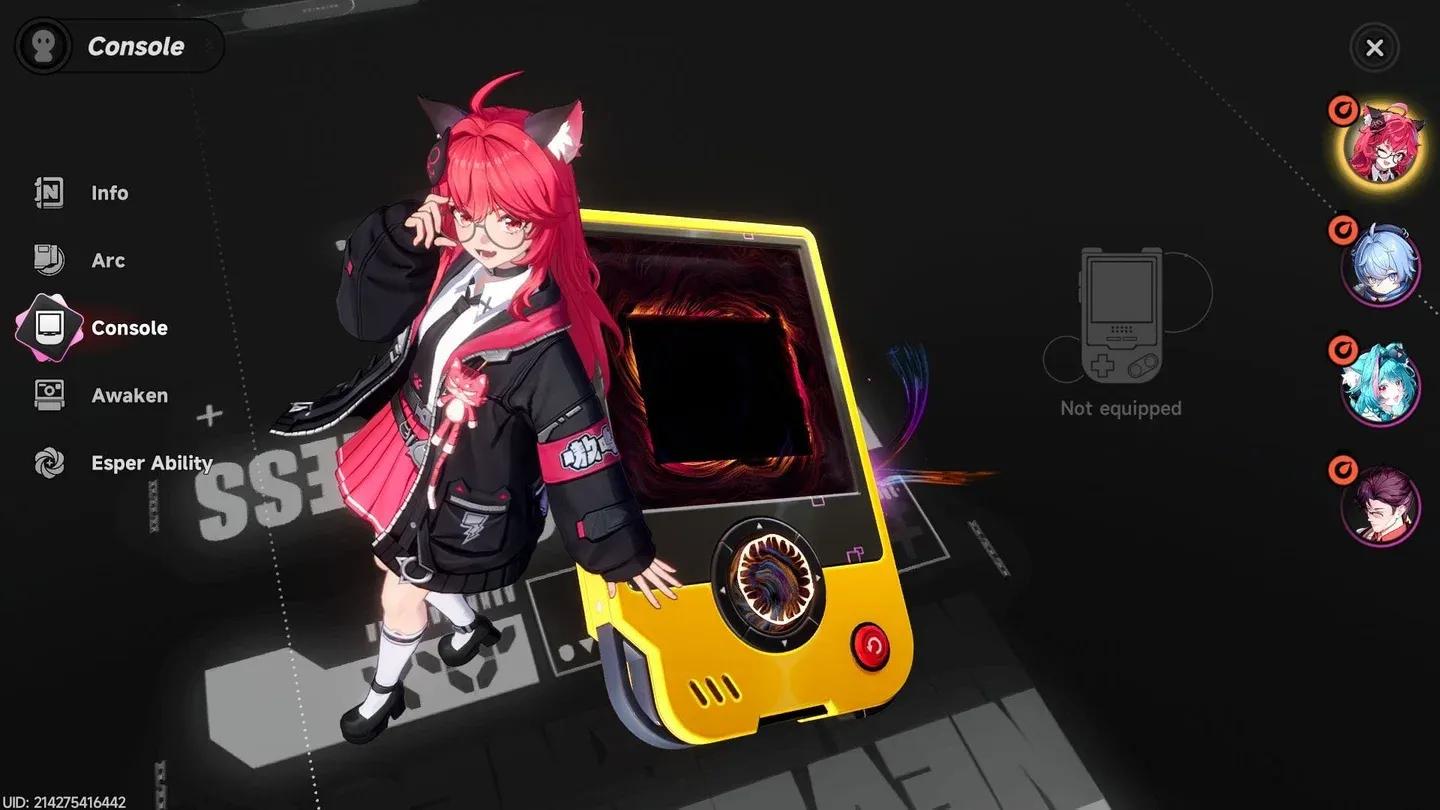 Esper Zero AoE skill screen