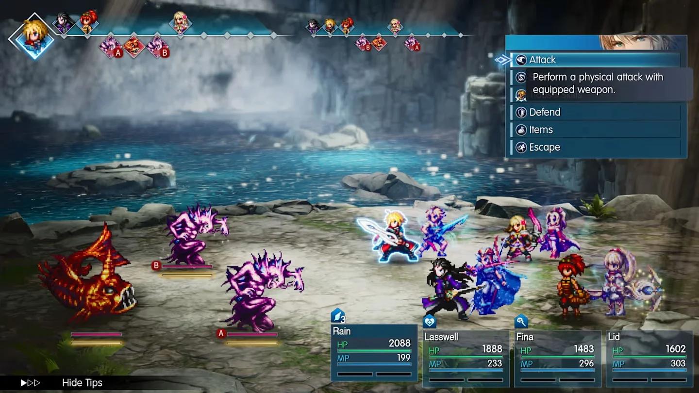 تعزيز Nichol Formation للفريق بأكمله في تشكيلة وفريق Final Fantasy Resonance