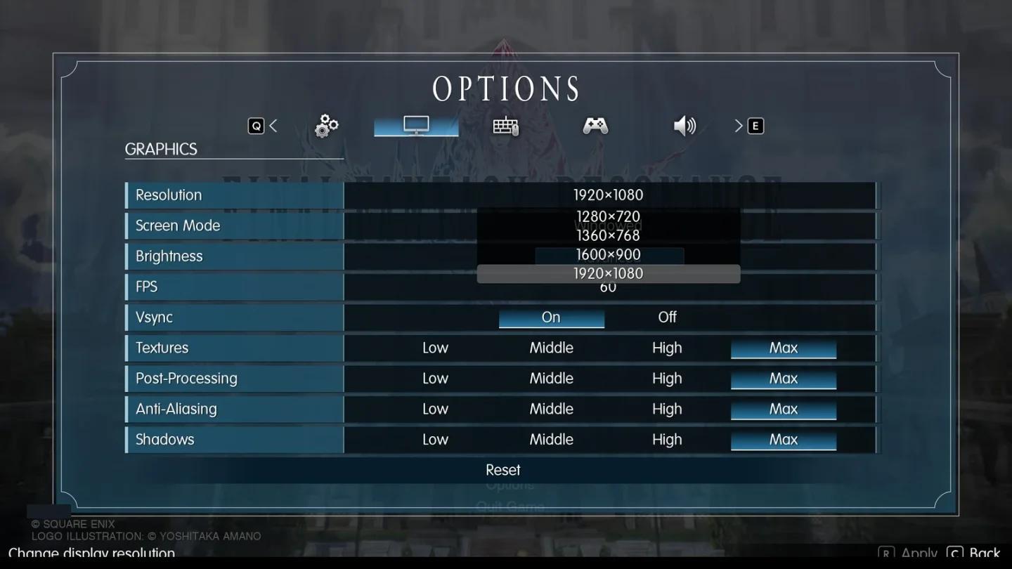 Best Settings for Final Fantasy Resonance: PC and Console