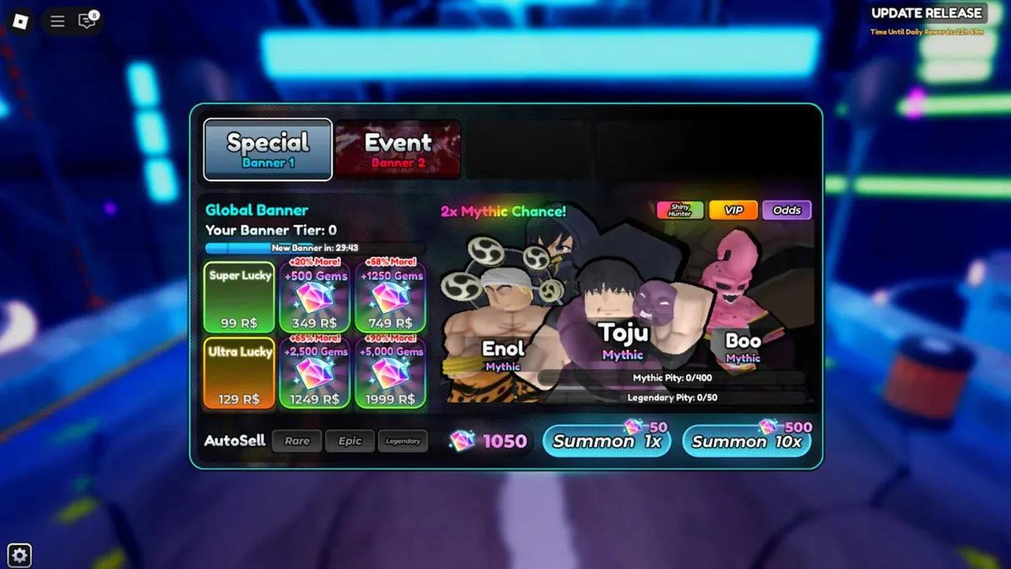 Summon banner unit rarities