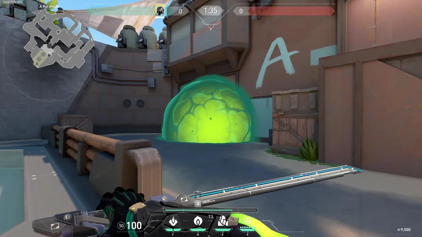 Viper's site-control orb setup