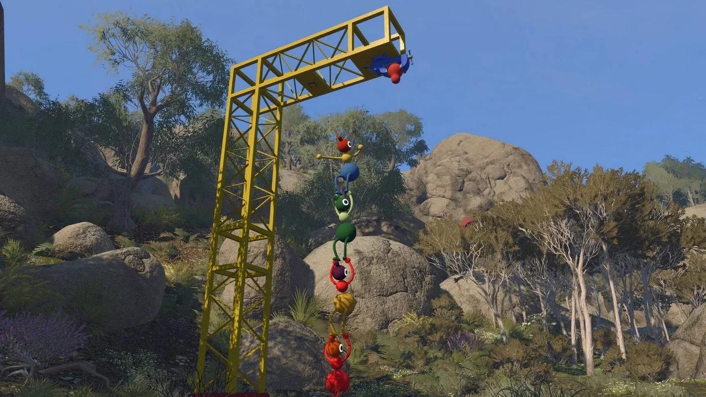 Co-op exploration on the island
