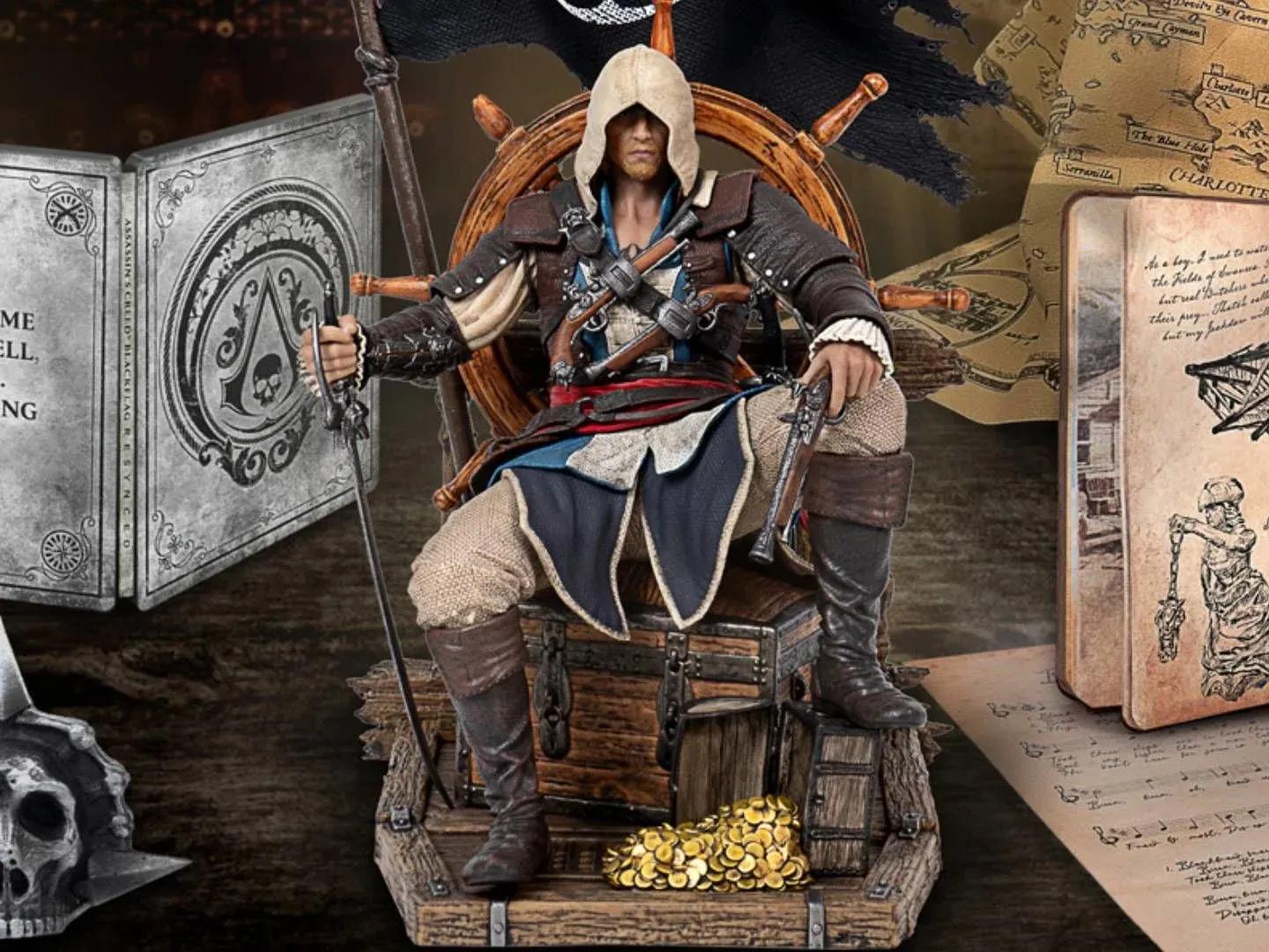 Assassin's Creed Black Flag Resynced Collector's Edition comes full circle  with an Edward Kenway statue that helped leak the game months ago |  GamesRadar+