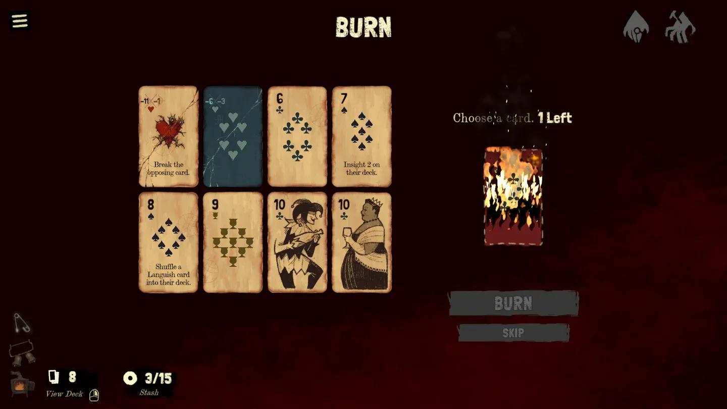 Boss curse pre-fight warning