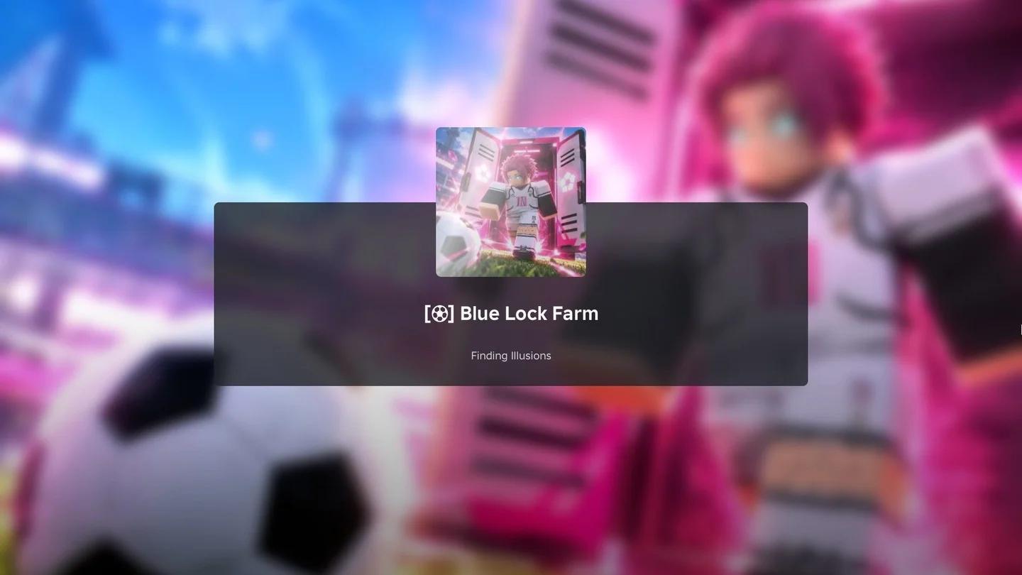 Blue Lock Farm code entry field in the shop menu
