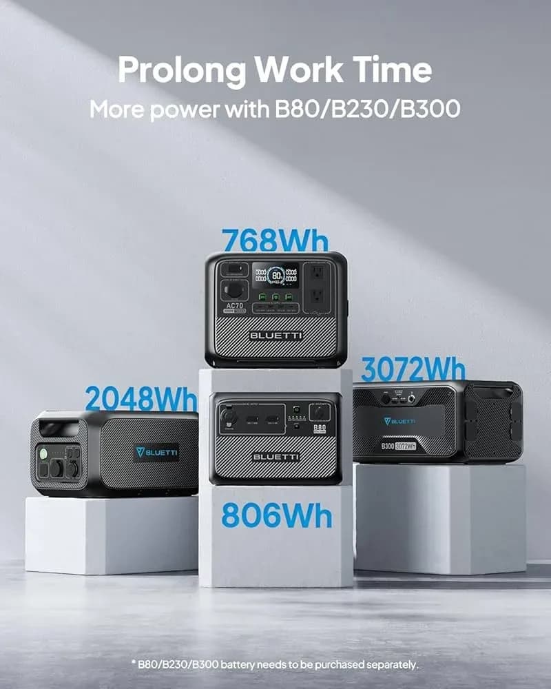 BLUETTI AC70 Portable Power Station ...