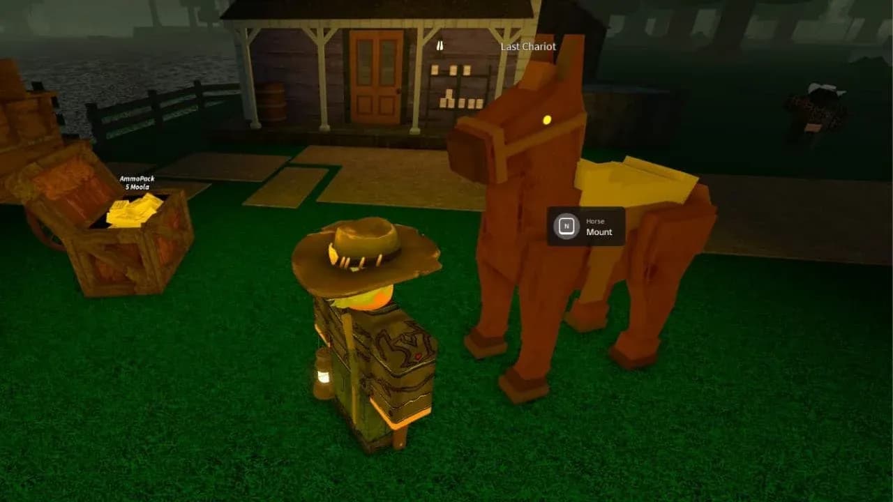 Horse stat screen via M key
