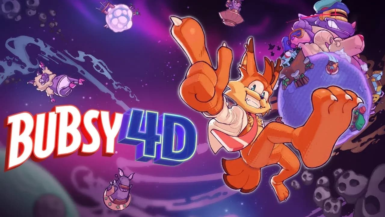 Bubsy 4D Black Hole Update Adds 15 New Levels, 5 Outfits, Leaderboards, And  More