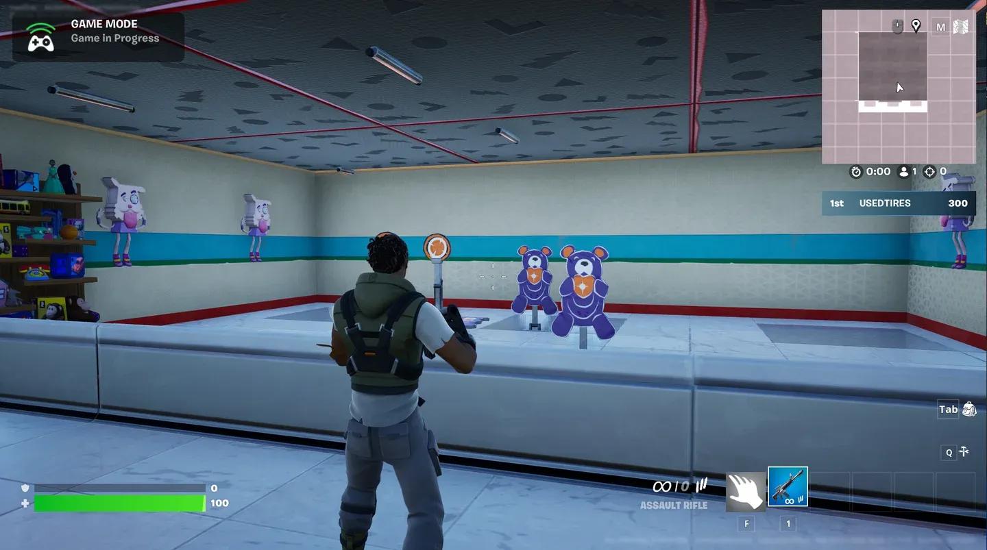 Test builds in Creative mode