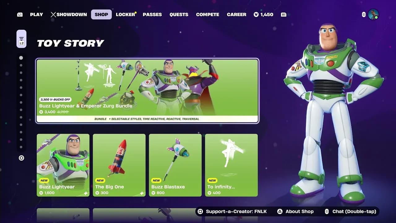 BUZZ LIGHTYEAR & EMPEROR ZURG ...