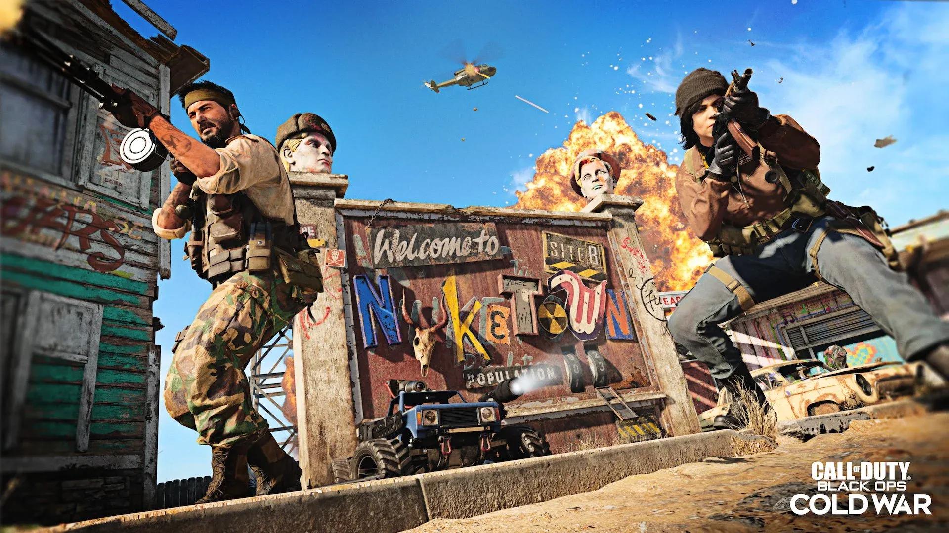 The latest version of Call of Duty's iconic Nuketown map has a somewhat  ironic anti-war message | PC Gamer