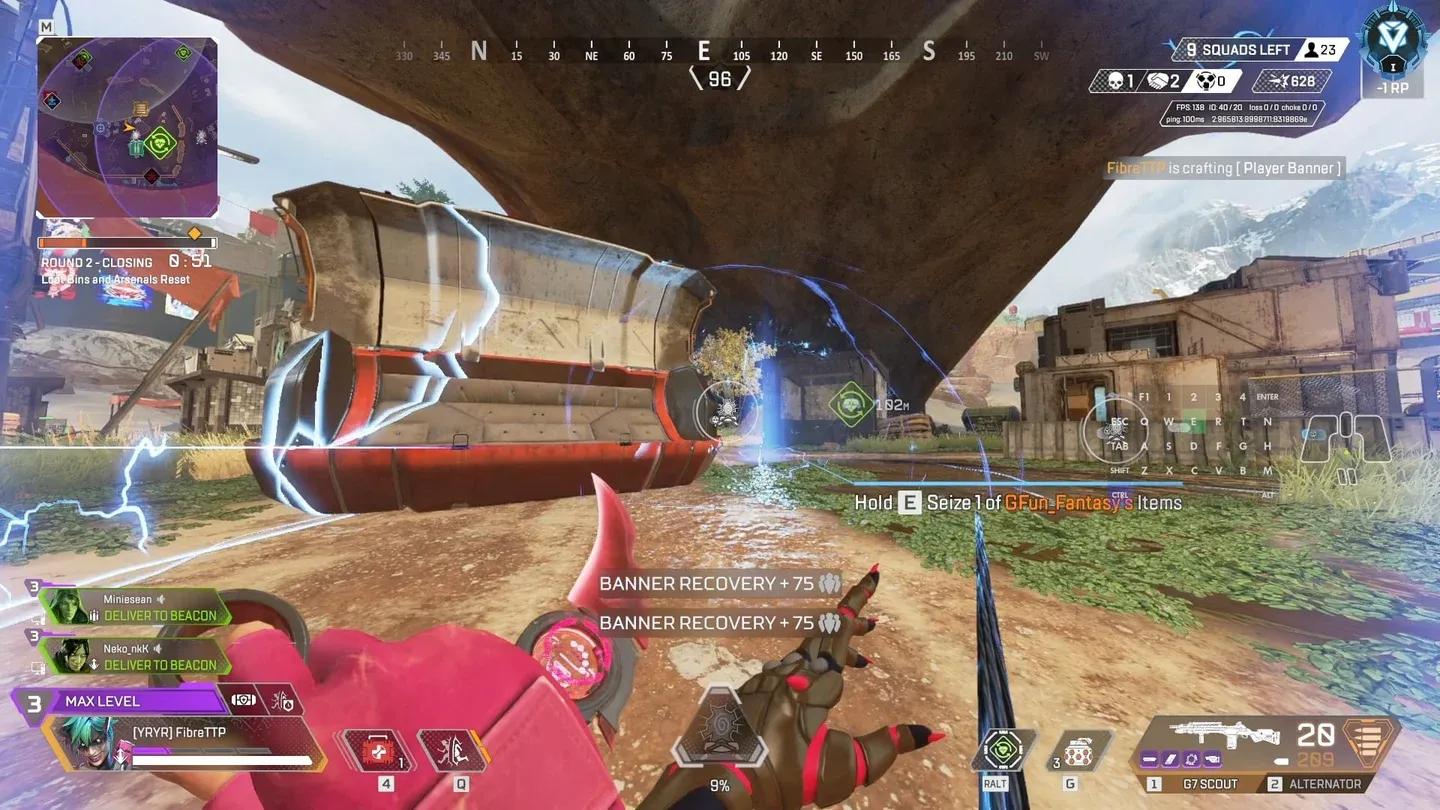 Loot de deathbox à distance via la passive