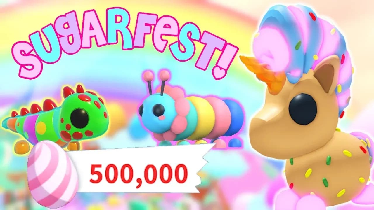 Alle vier Sugarfest-huisdieren