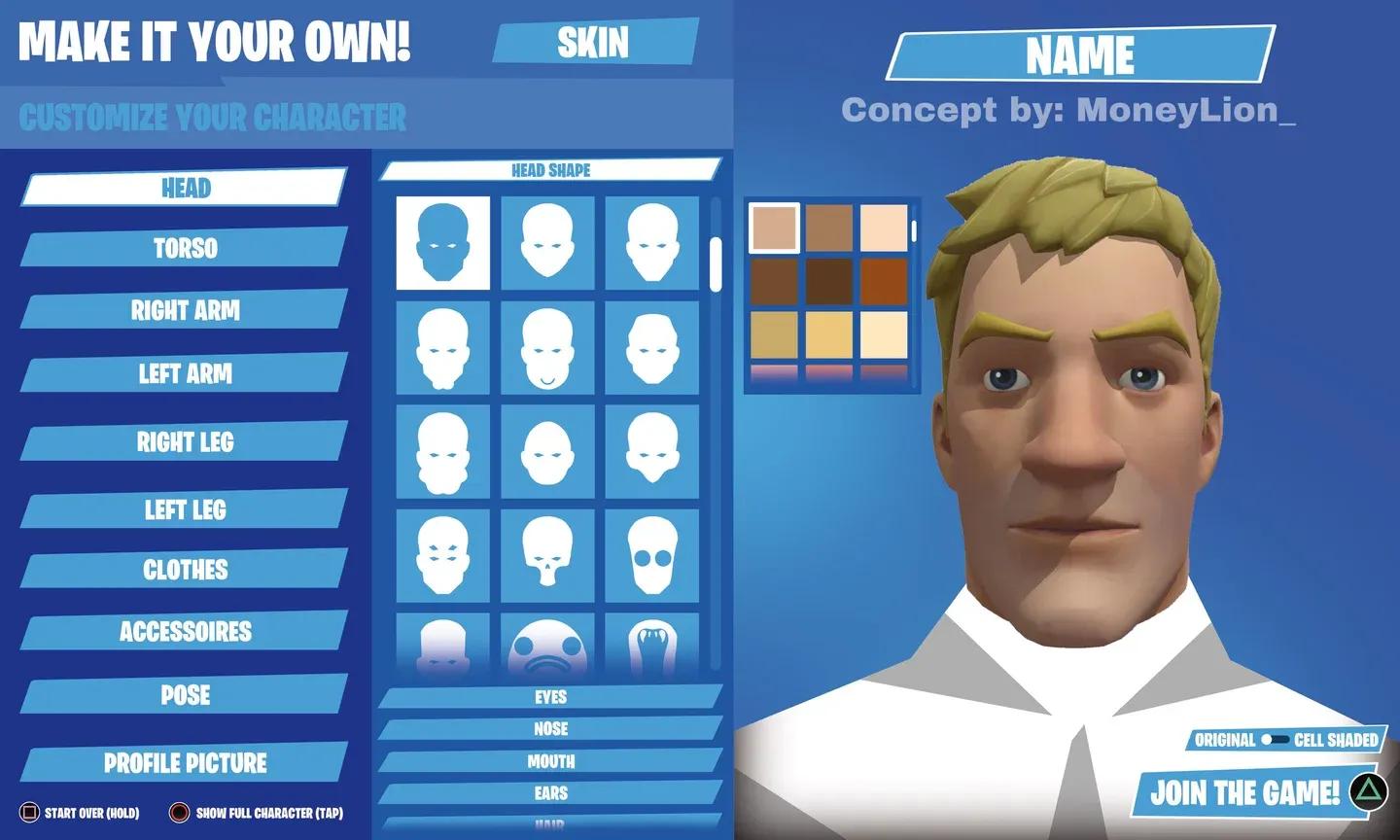 Collab skin loadout options