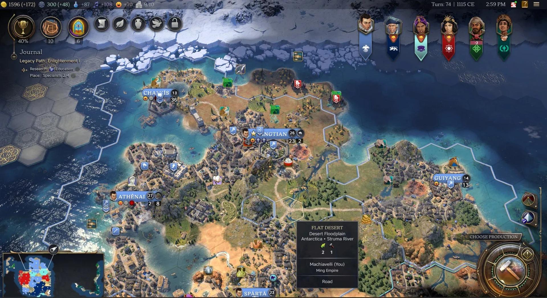Mighty Civilization 7 update adds Huge maps, but beware, your PC might struggle to run them | Rock Paper Shotgun