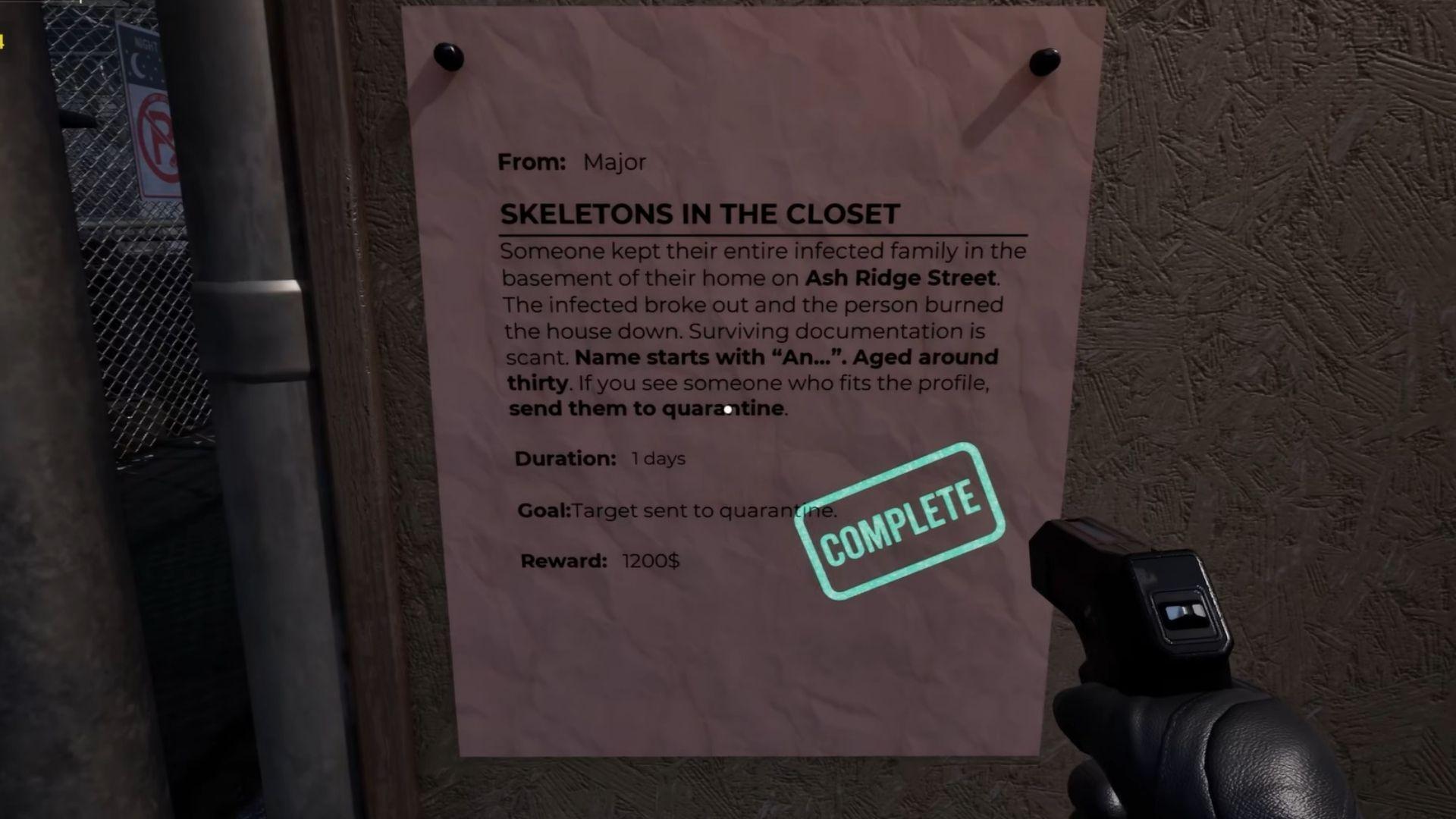 Requisitos de cuota de evacuación