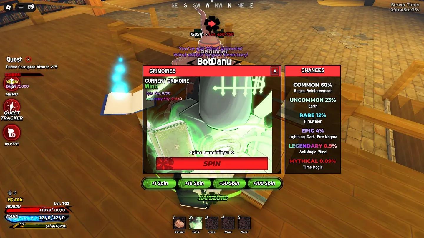 Light Magic AoE damage output