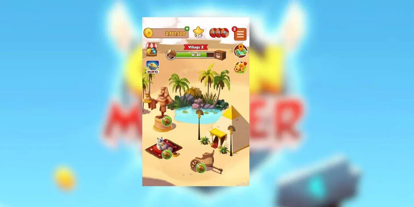 Village upgrade coin balance view