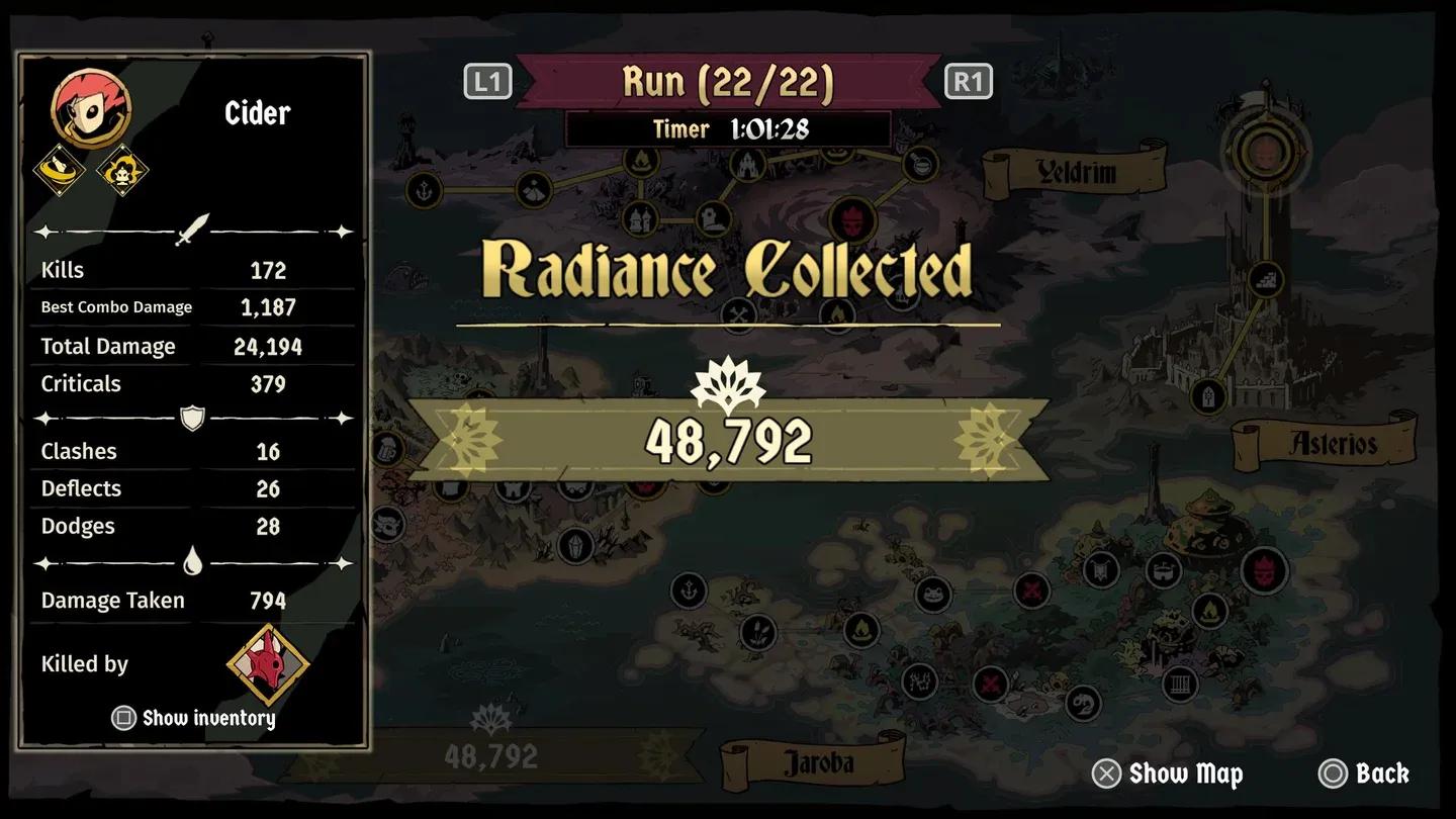 Arcana mana builds through combat