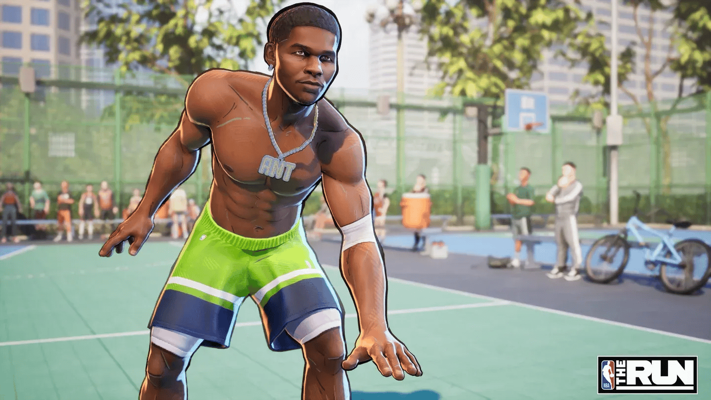 Advanced dunk in action