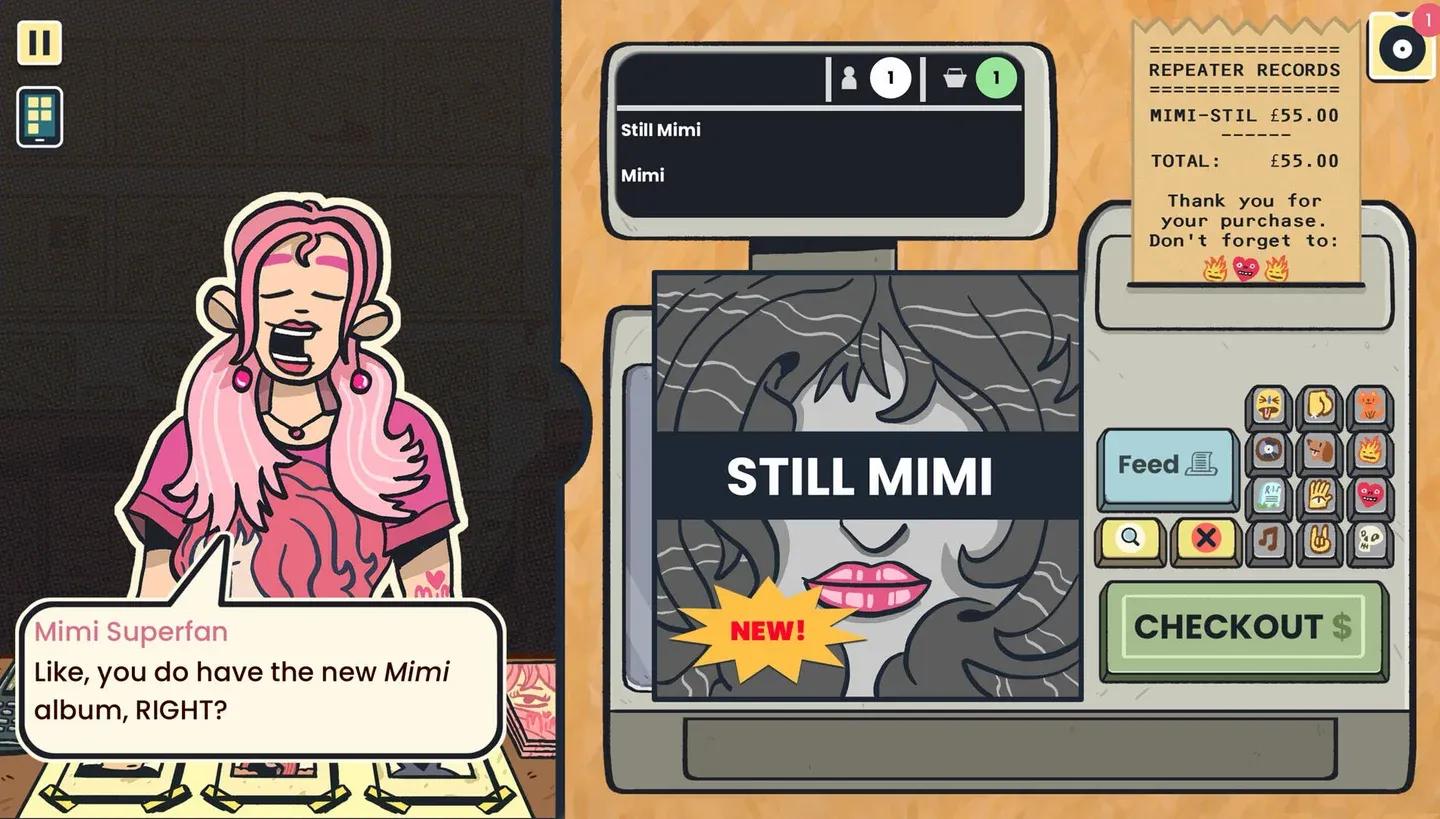 Mimi section album browser