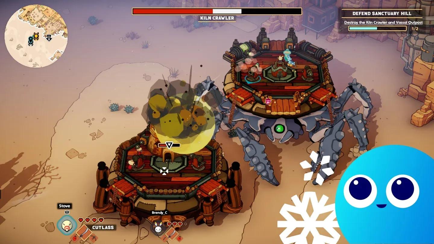 Panel de configuración de controles de DuneCrawl
