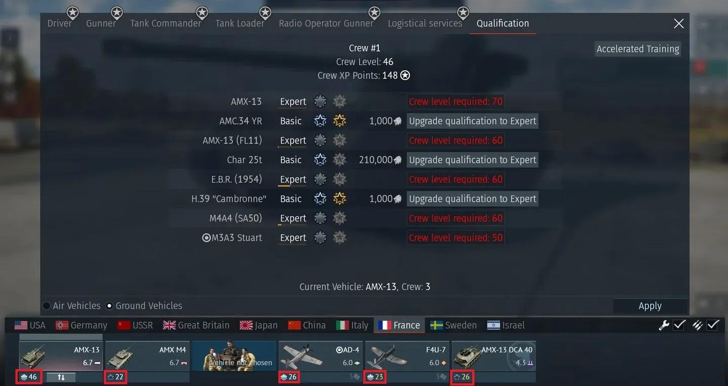 Gunner targeting skill tree
