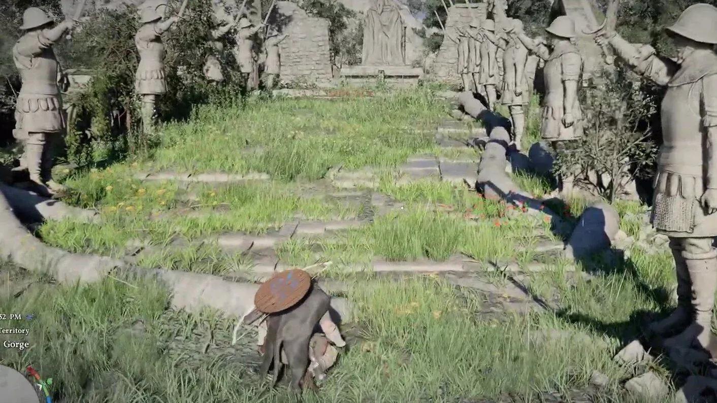 Lamp interaction opens the gate