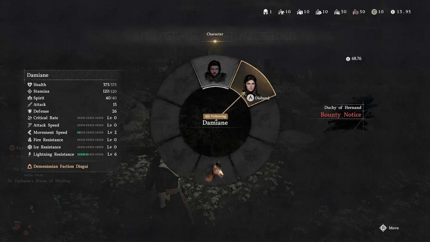 Damiane starts with Double Jump