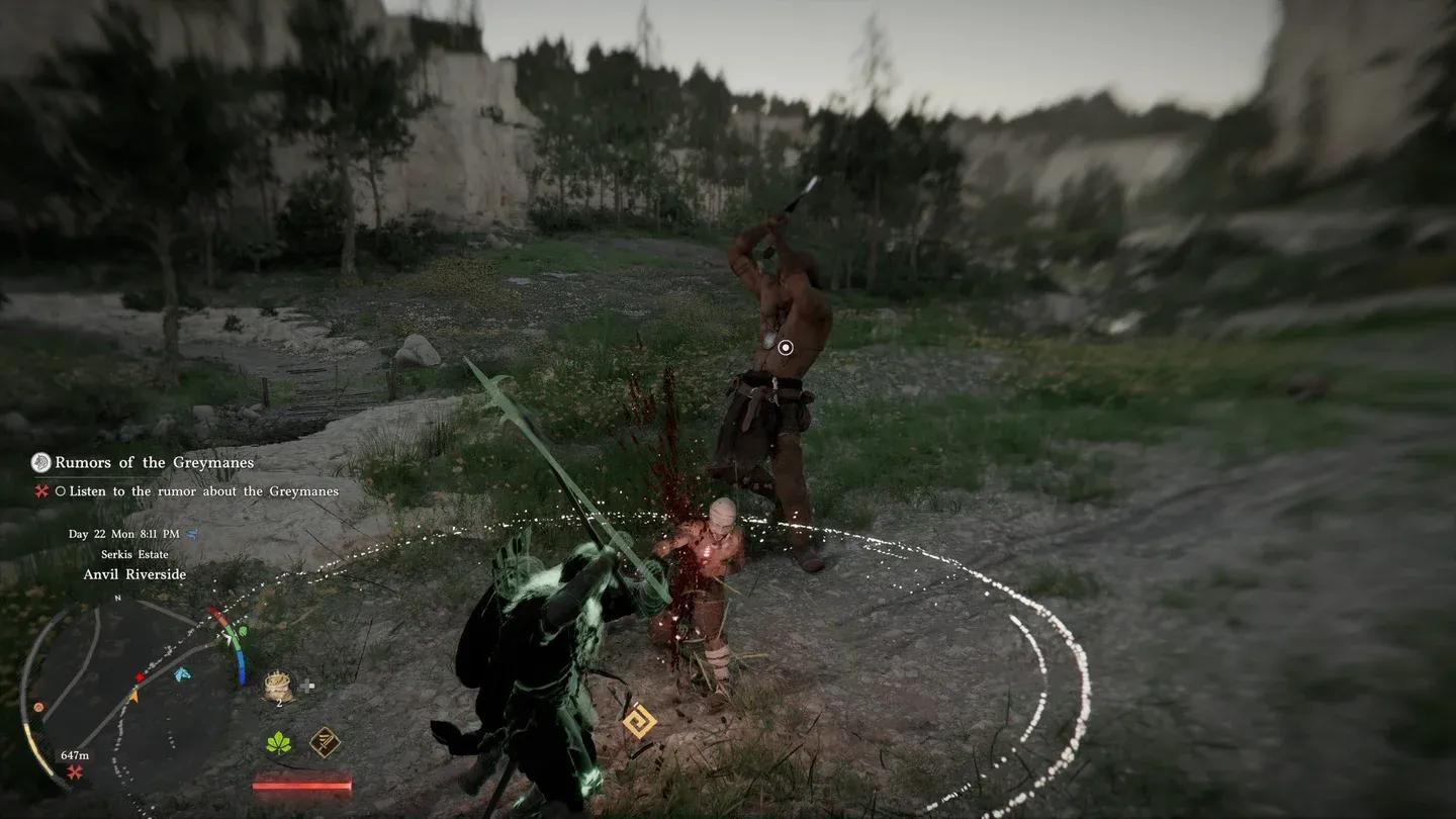 Sword of the Wolf stats panel