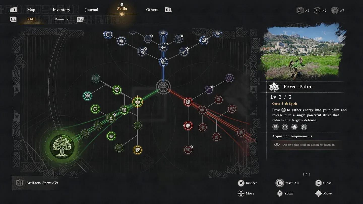 Force Palm traversal araçlarının kilidini açar
