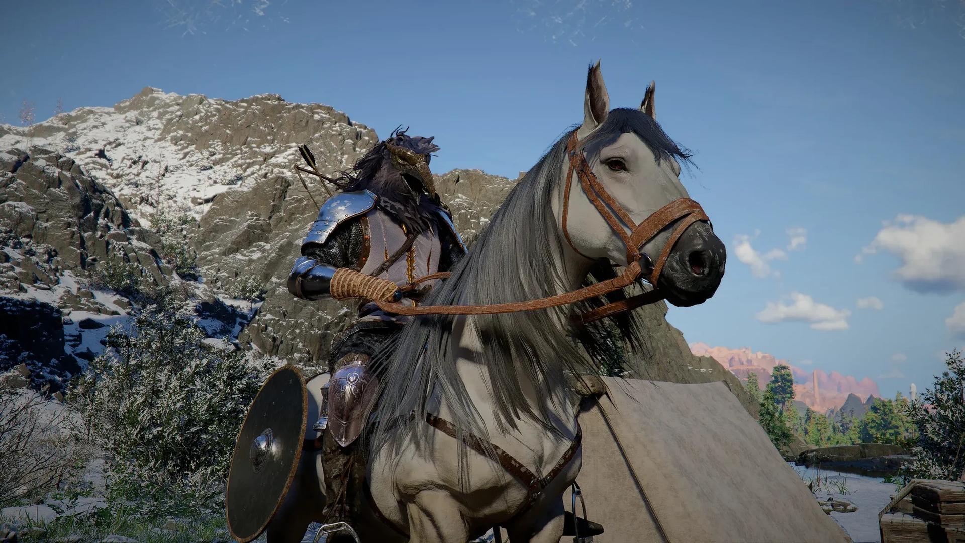 Crimson Desert legendary horse ...