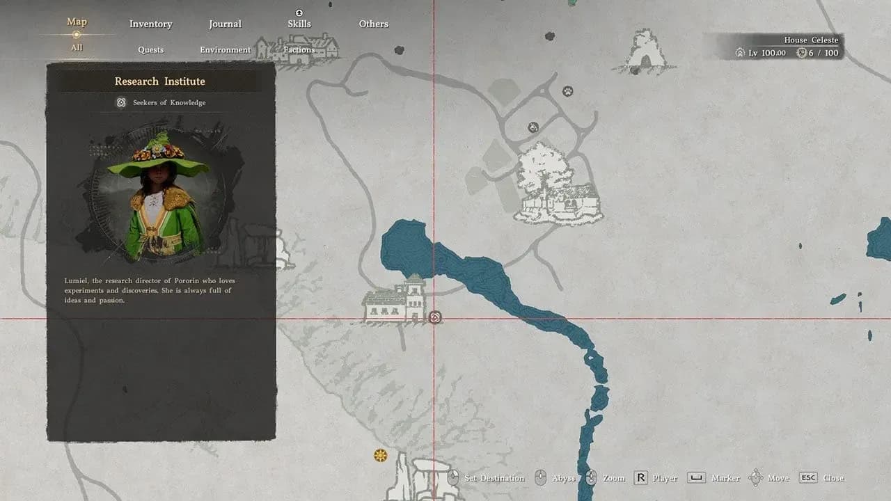 Localizações do Instituto de Pesquisa de Crimson Desert Explicadas image