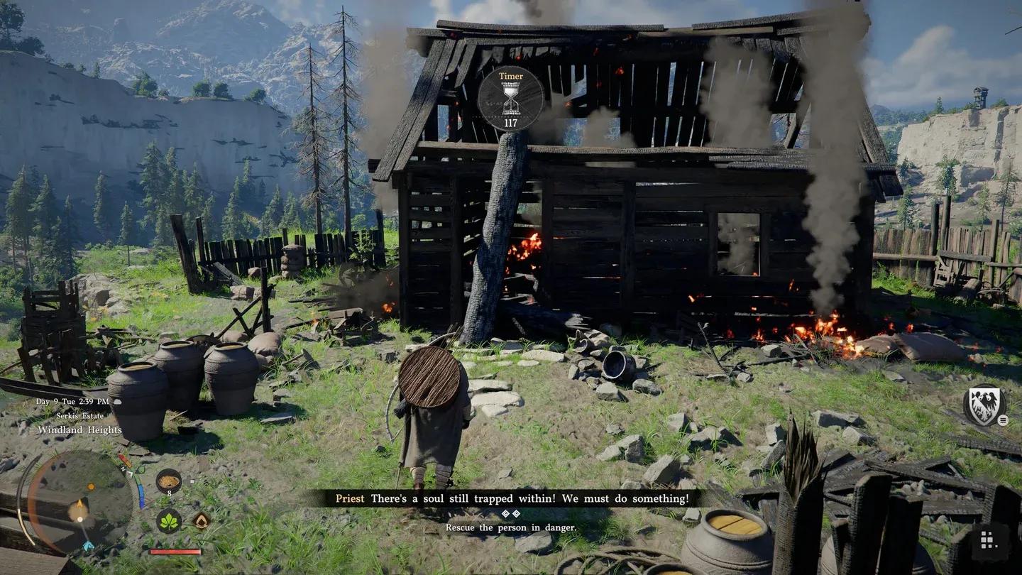 Red camps mark farm targets